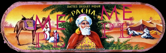  : Box label, Pacha Dates