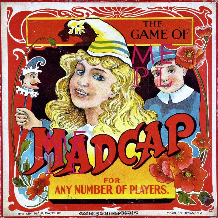  : Box lid, The Game of Madcap