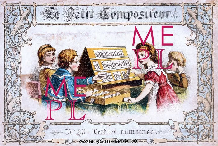  : Box lid, Le Petit Compositeur, game