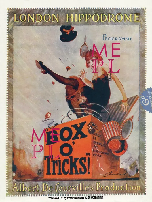 : Box o Tricks programme cover, London Hippodrome : Box o Tricks programme cover, London Hippodrome