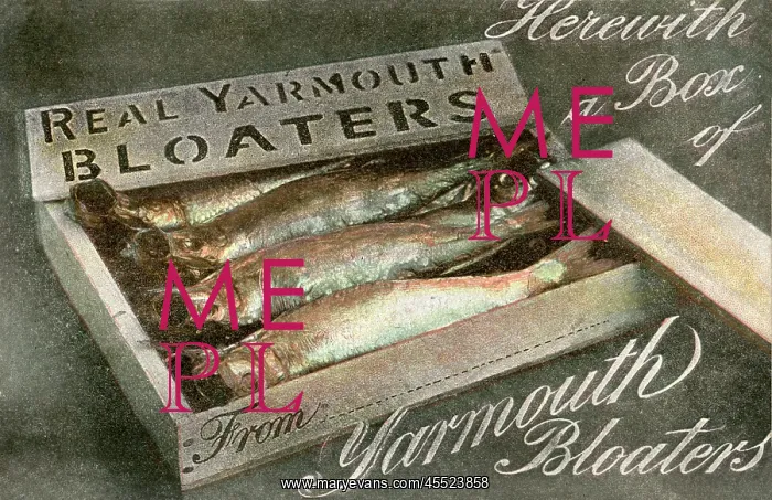: Box of Real Yarmouth Bloaters : Box of Real Yarmouth Bloaters