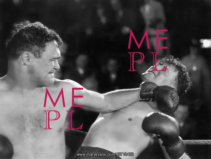 : Boxer giving a punch : Boxer giving a punch