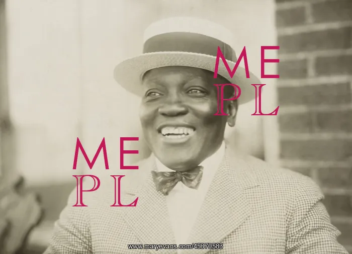 : Boxer John Johnson, smiling broadly, in a : Boxer John Johnson, smiling broadly, in a
