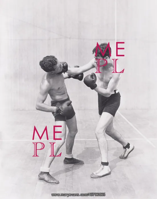 : Boxer throwing a right hook : Boxer throwing a right hook