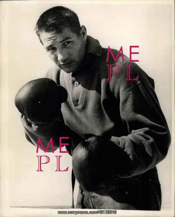 : Boxing. Apr. 17, 1954 - Preparing For Fight With Turpin Italian Champion in Training : Boxing. Apr. 17, 1954 - Preparing For Fight With Turpin Italian Champion in Training