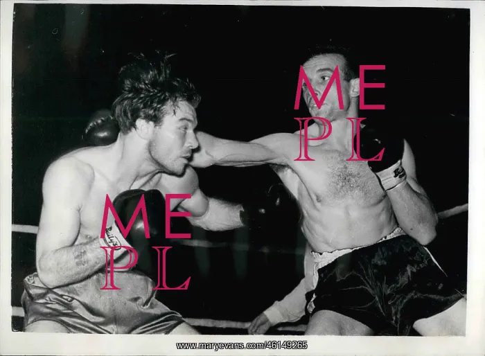 : Boxing. Sep. 09, 1953 - BOXING AT EMPRESS HALL LUCY BEATS McGOVERN ON POINTS : Boxing. Sep. 09, 1953 - BOXING AT EMPRESS HALL LUCY BEATS McGOVERN ON POINTS