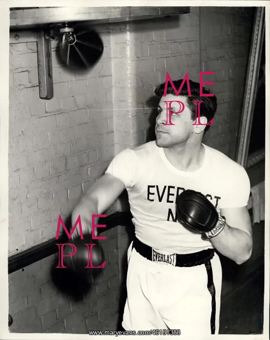 : Boxing. Mar. 18, 1954 - Roland Lastarza in Training : Boxing. Mar. 18, 1954 - Roland Lastarza in Training