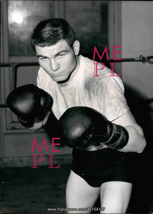 : Boxing. Mar. 03, 1954 - He is to fight Charles Humez : Boxing. Mar. 03, 1954 - He is to fight Charles Humez