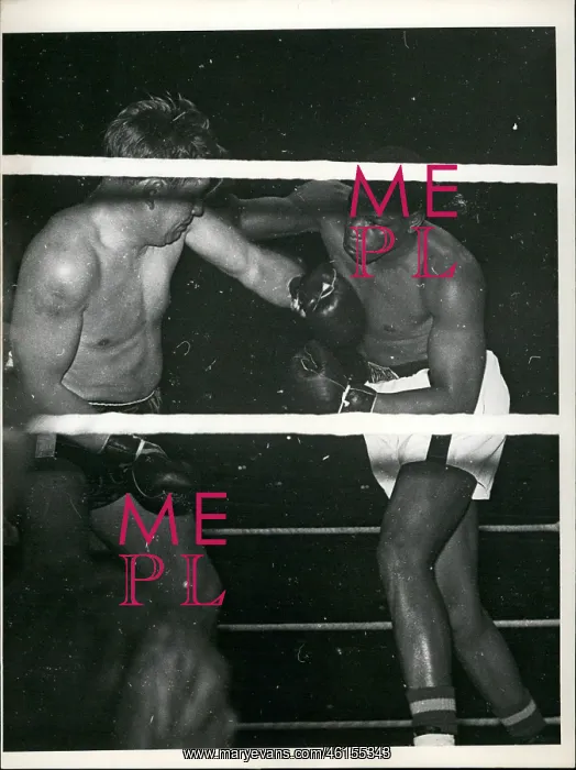 : Boxing. Nov. 11, 1953 - Nino Valdes, Cuba, beats European Champion Heinz Neuhaus : Boxing. Nov. 11, 1953 - Nino Valdes, Cuba, beats European Champion Heinz Neuhaus