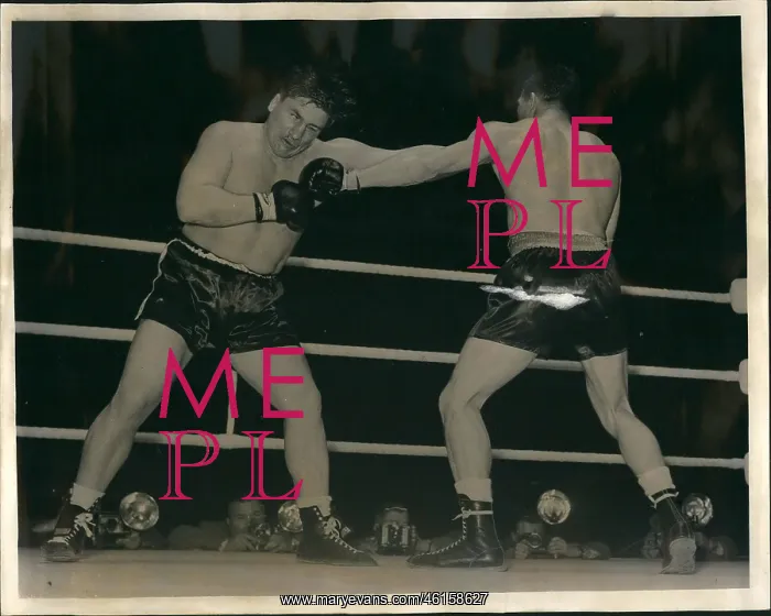 : Boxing. Jun. 06, 1954 - Don Slams Matthews. : Boxing. Jun. 06, 1954 - Don Slams Matthews.
