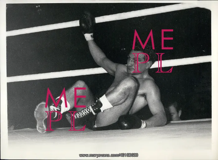 : Boxing. Dec. 12, 1953 - Gordon Hazell Beats Italy's Wiidmar Milandri On K.O : Boxing. Dec. 12, 1953 - Gordon Hazell Beats Italy's Wiidmar Milandri On K.O