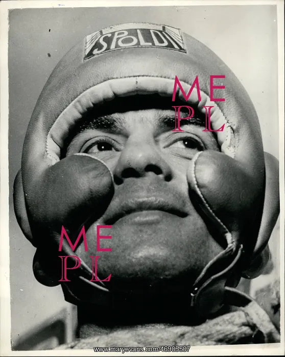 : Boxing. Feb. 02, 1955 - Italy's Flyweight Champion - Nazareno Giannelli : Boxing. Feb. 02, 1955 - Italy's Flyweight Champion - Nazareno Giannelli