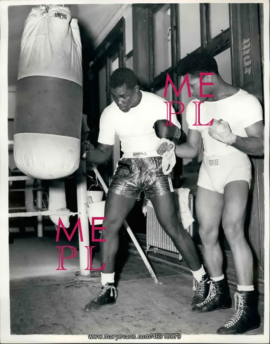 : Boxing. 1957 - 4-1-57 Latest Heavyweight hope from Trinidad : Boxing. 1957 - 4-1-57 Latest Heavyweight hope from Trinidad