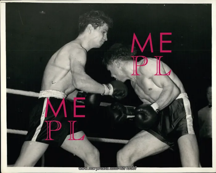 : Boxing. Jun. 06, 1957 - British Boy Wins: Johnny Gonzales of America : Boxing. Jun. 06, 1957 - British Boy Wins: Johnny Gonzales of America
