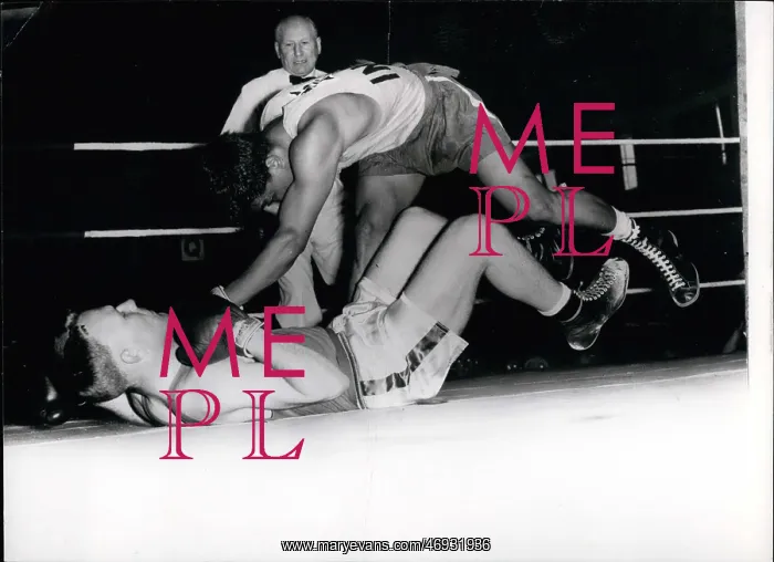 : Boxing. Jul. 07, 1958 - The Empire Games At Cardiff : Boxing. Jul. 07, 1958 - The Empire Games At Cardiff