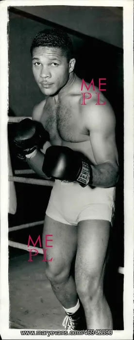 : Boxing. 1959 - Yolande Pompey trains for world Title Contest : Boxing. 1959 - Yolande Pompey trains for world Title Contest