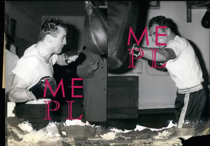 : Boxing. Mar. 03, 1960 - Training for the great fight was the programme : Boxing. Mar. 03, 1960 - Training for the great fight was the programme