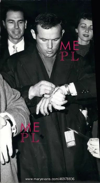  : Boxing. Mar. 03, 1960 - Very exact: is boxing champion Ingemar Johansson 