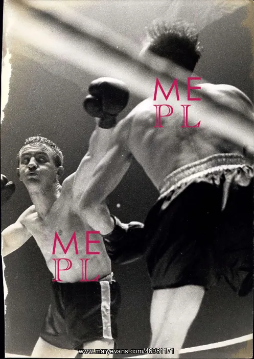 : Boxing. Feb. 24, 1960 - Boxing at Wembley, John Caldwell outpoints Finnish : Boxing. Feb. 24, 1960 - Boxing at Wembley, John Caldwell outpoints Finnish