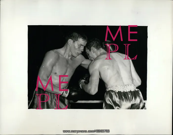 : Boxing. Jul. 07, 1961 - Pender Retires With Cut Eye : Boxing. Jul. 07, 1961 - Pender Retires With Cut Eye
