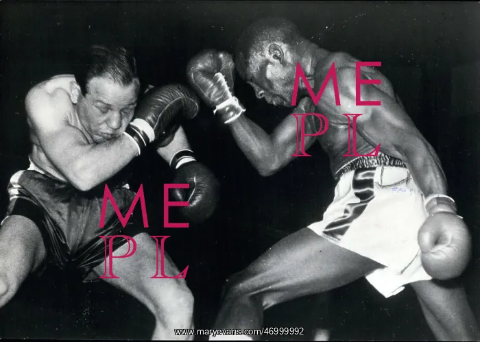 : Boxing. Mar. 21, 1961 - Gracieux Lamperti and Salomon Boysaw During Paris Boxing Match : Boxing. Mar. 21, 1961 - Gracieux Lamperti and Salomon Boysaw During Paris Boxing Match