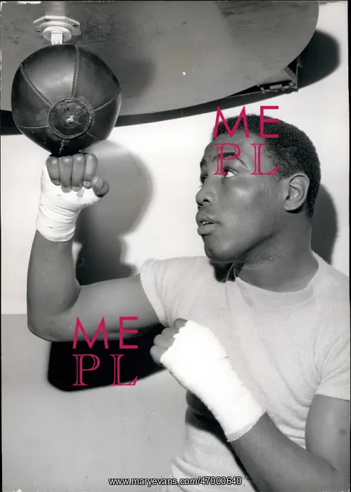 : Boxing. Mar. 03, 1963 - American Boxer Charley Scott under training : Boxing. Mar. 03, 1963 - American Boxer Charley Scott under training
