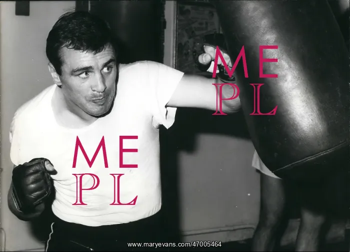: Boxing. May 05, 1962 - Gustav Scholz at Training : Boxing. May 05, 1962 - Gustav Scholz at Training