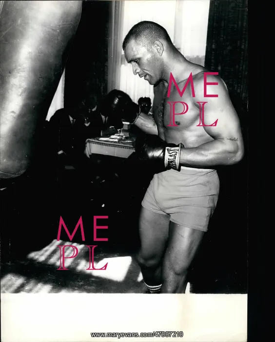 : Boxing. Jun. 06, 1962 - Harold Johnson in sparring : Boxing. Jun. 06, 1962 - Harold Johnson in sparring