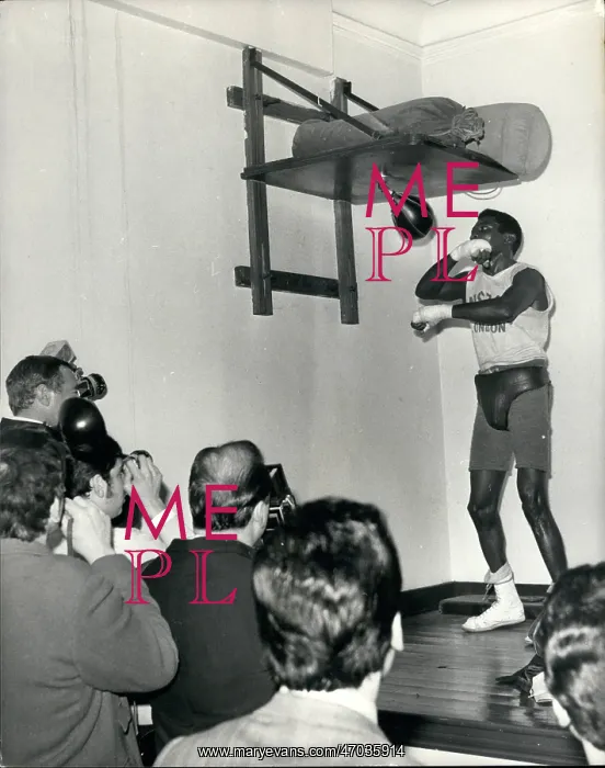 : Boxing. Jan. 01, 1969 - Jose Legra trains for Famechon fight. : Boxing. Jan. 01, 1969 - Jose Legra trains for Famechon fight.