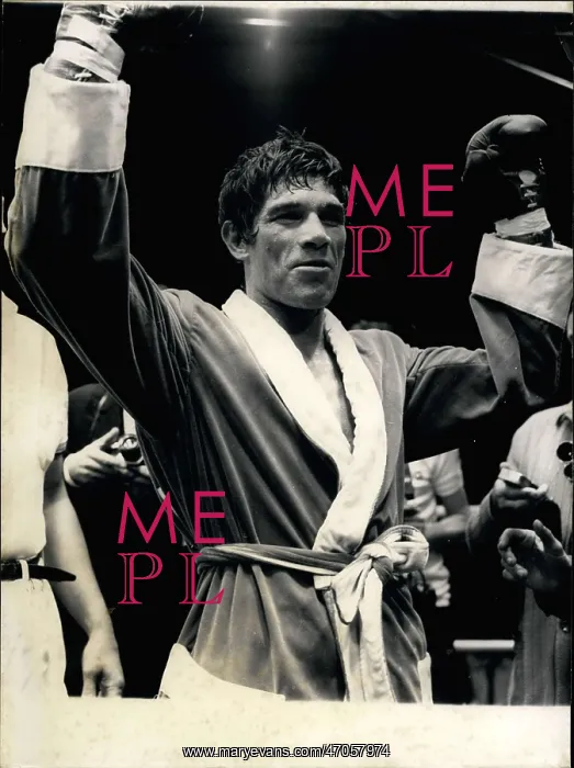  : Boxing. May 09, 1971 - The Argentinian boxer, Carlos Monzon