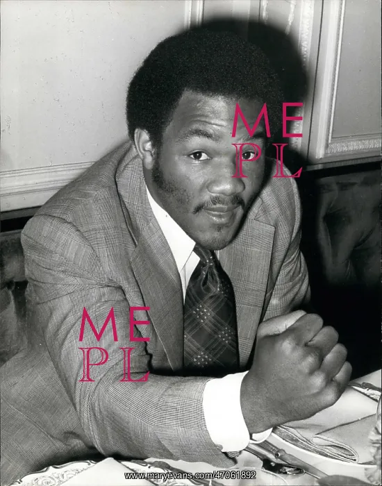 : Boxing. Mar. 03, 1973 - George Foreman world heavyweight champion attends : Boxing. Mar. 03, 1973 - George Foreman world heavyweight champion attends