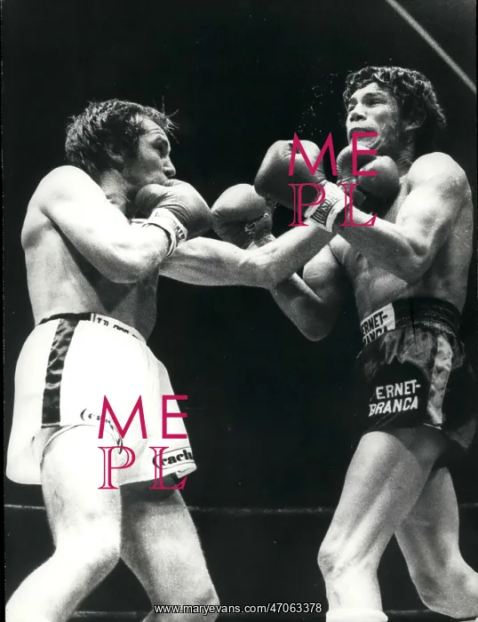 : Boxing. Sep. 30, 1973 - Carlos Monzon and Jean-Claude Bouttier : Boxing. Sep. 30, 1973 - Carlos Monzon and Jean-Claude Bouttier