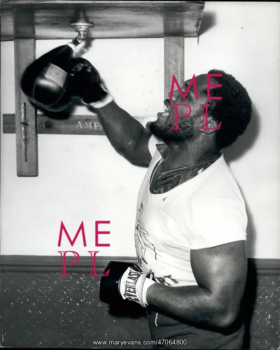 : Boxing. Jun. 06, 1973 - Joe Frazier has a work-out in preparation for his : Boxing. Jun. 06, 1973 - Joe Frazier has a work-out in preparation for his