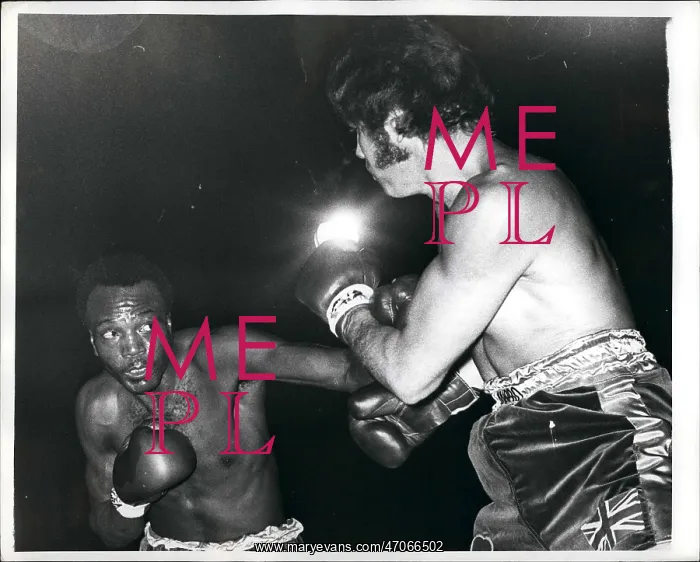 : Boxing. Sep. 09, 1972 - Foster Throws A Left: Bob Foster of the United States : Boxing. Sep. 09, 1972 - Foster Throws A Left: Bob Foster of the United States