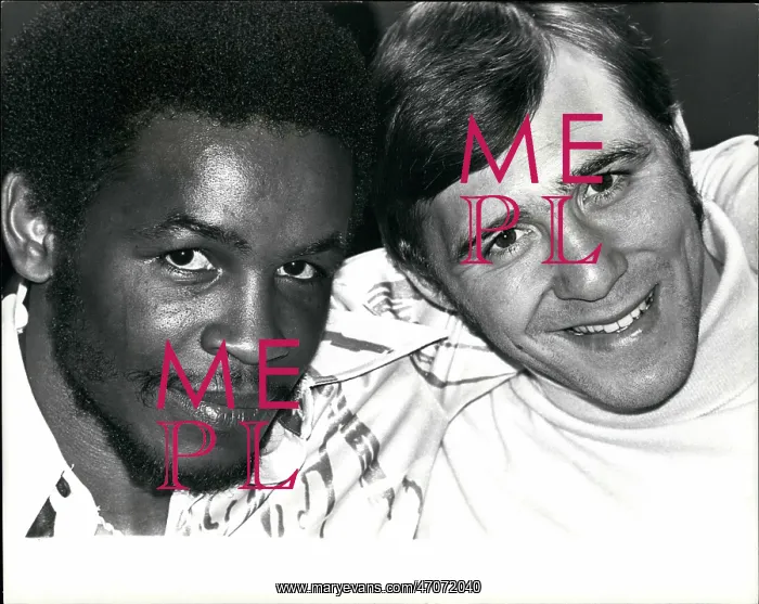 : Boxing. Mar. 03, 1976 - John H. Stacey and his opponent American Hedgemon : Boxing. Mar. 03, 1976 - John H. Stacey and his opponent American Hedgemon