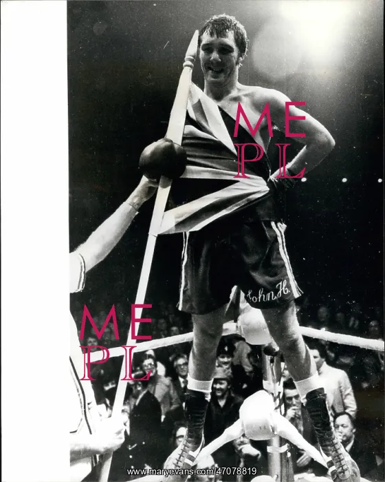 : Boxing. Mar. 03, 1976 - Britain's John H : Boxing. Mar. 03, 1976 - Britain's John H