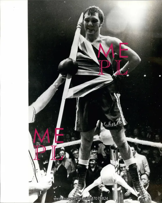 : Boxing. Mar. 03, 1976 - Britain's John H : Boxing. Mar. 03, 1976 - Britain's John H