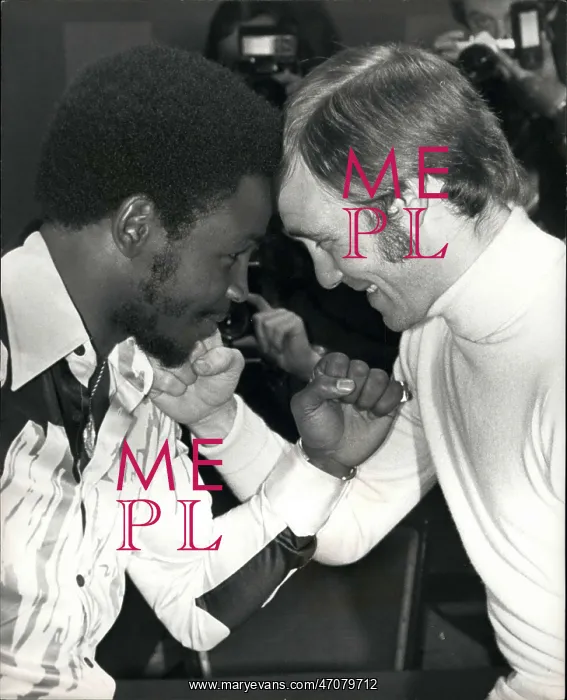 : Boxing. Mar. 04, 1976 - John H. Stracey And his opponent American Hedgemon : Boxing. Mar. 04, 1976 - John H. Stracey And his opponent American Hedgemon