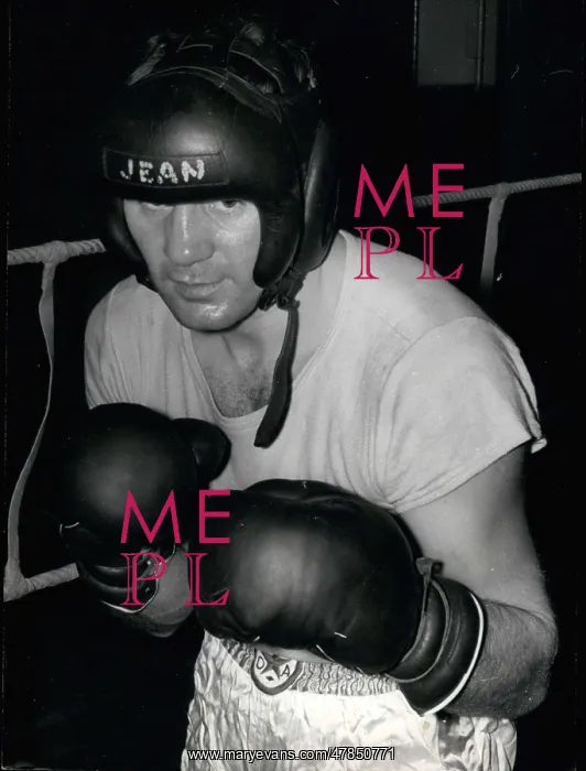 : Boxing. Sep. 23, 1969 - Here is a picture of Jean Josselin training in St : Boxing. Sep. 23, 1969 - Here is a picture of Jean Josselin training in St