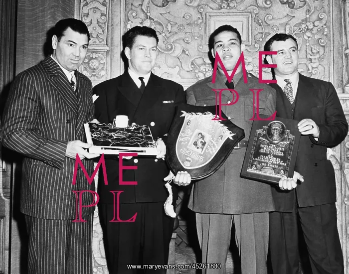 : Four boxing champions at the Annual Dinner of the : Four boxing champions at the Annual Dinner of the