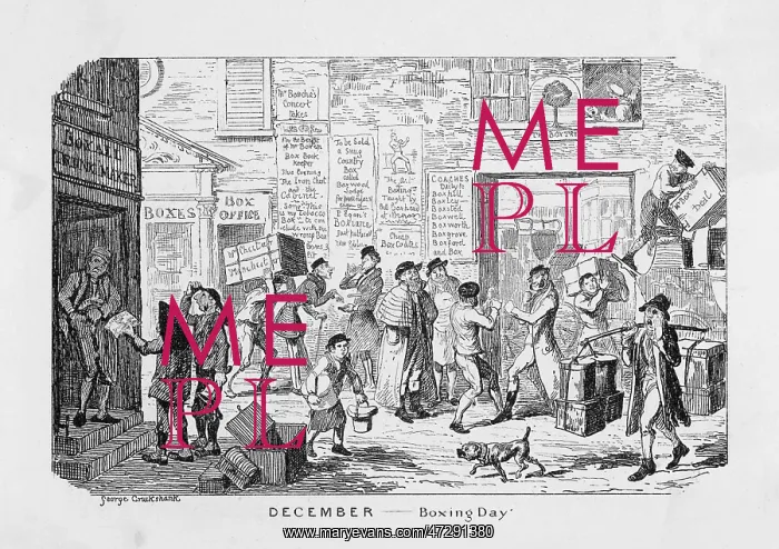 : Boxing Day - Cruikshank : Boxing Day - Cruikshank