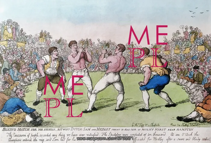 : Boxing match for 200 Guineas : Boxing match for 200 Guineas
