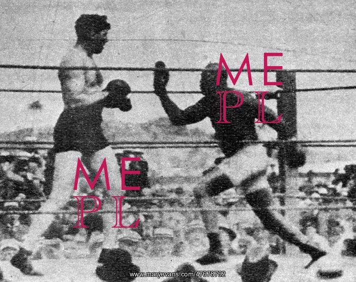 : Boxing match, Jack Johnson v Jess Willard, Havana, Cuba : Boxing match, Jack Johnson v Jess Willard, Havana, Cuba