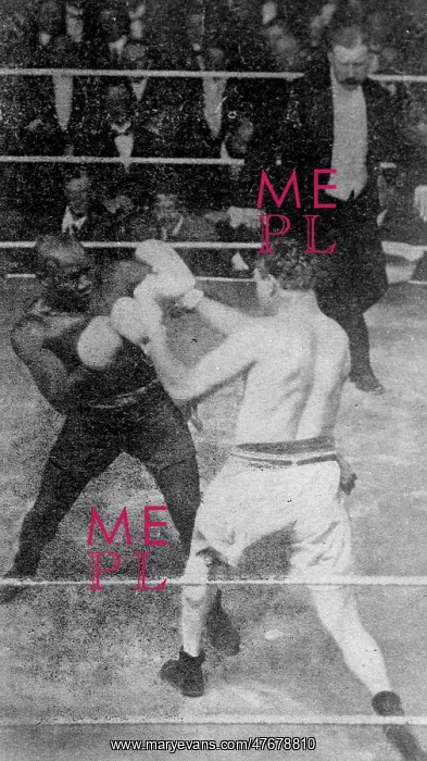 : Boxing match, Langford v Lang, London : Boxing match, Langford v Lang, London