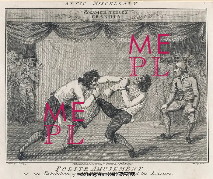 : Boxing Satire - 18th century : Boxing Satire - 18th century