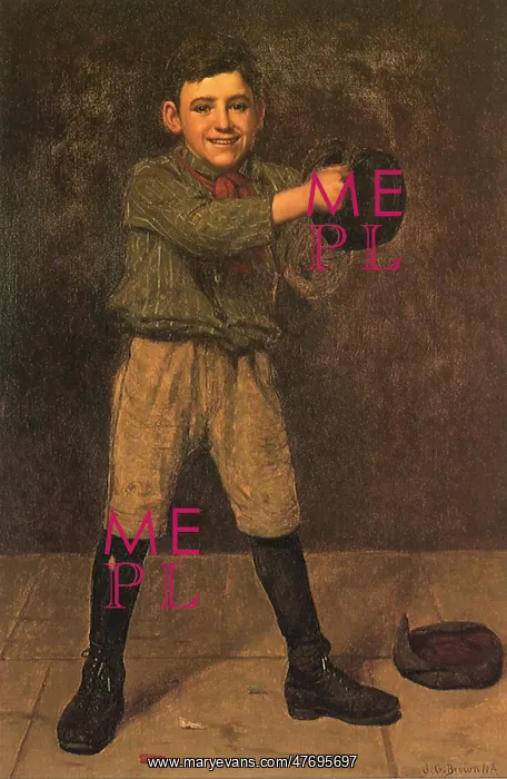 : Boy with Baseball Glove : Boy with Baseball Glove