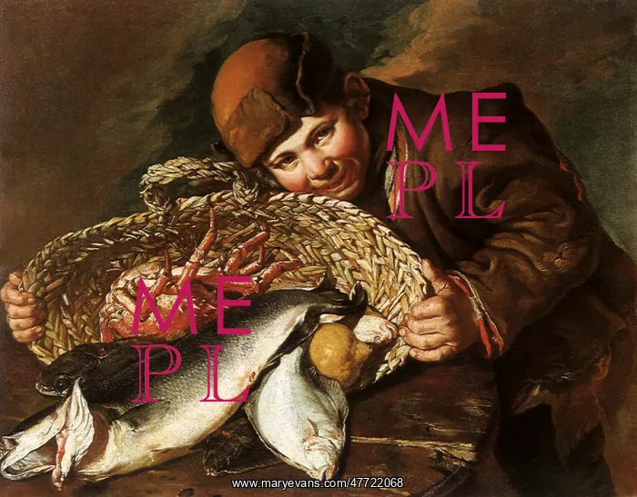  : Boy with a Basket of Fish