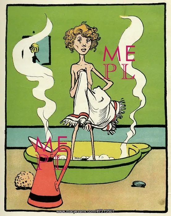 : BOY BATHING C1900 : BOY BATHING C1900