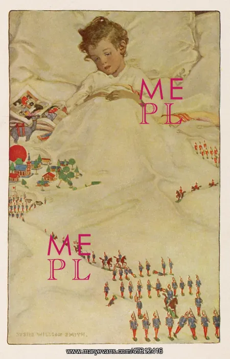 : Boy in Bed with Soldiers : Boy in Bed with Soldiers