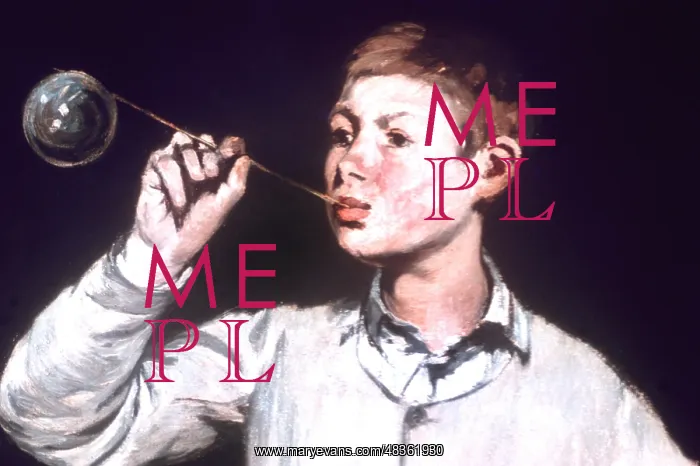 : Boy Blowing Bubbles Artist: Edouard Manet : Boy Blowing Bubbles Artist: Edouard Manet